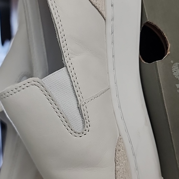 Timberland Women's Atlanta Green Slip On White Shoes Size 8.5M - Picture 13 of 13